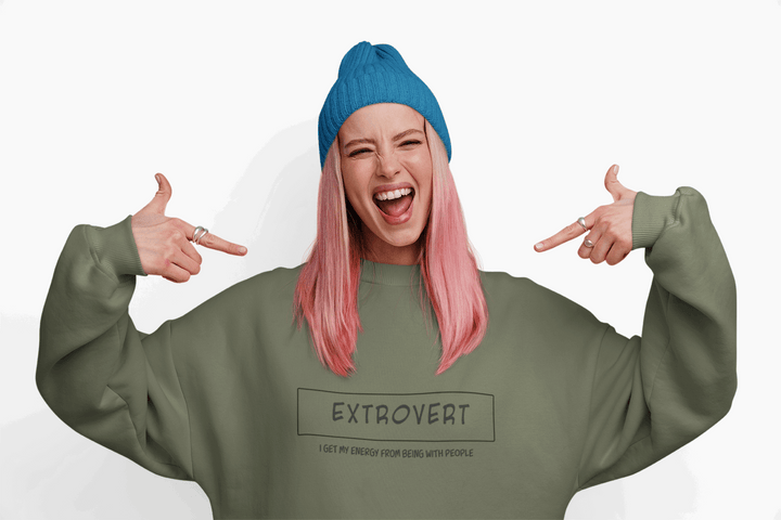 Extrovert Sweatshirt - Mental Health Awareness