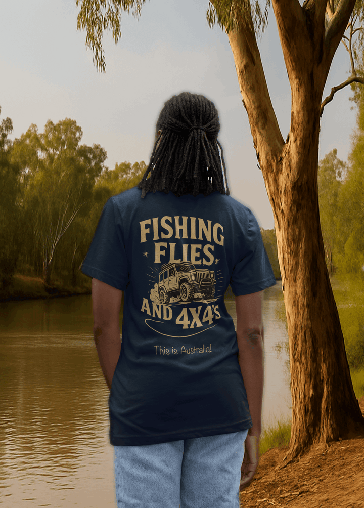 Flies, Fishing and 4x4's - Ladies Signature Tee