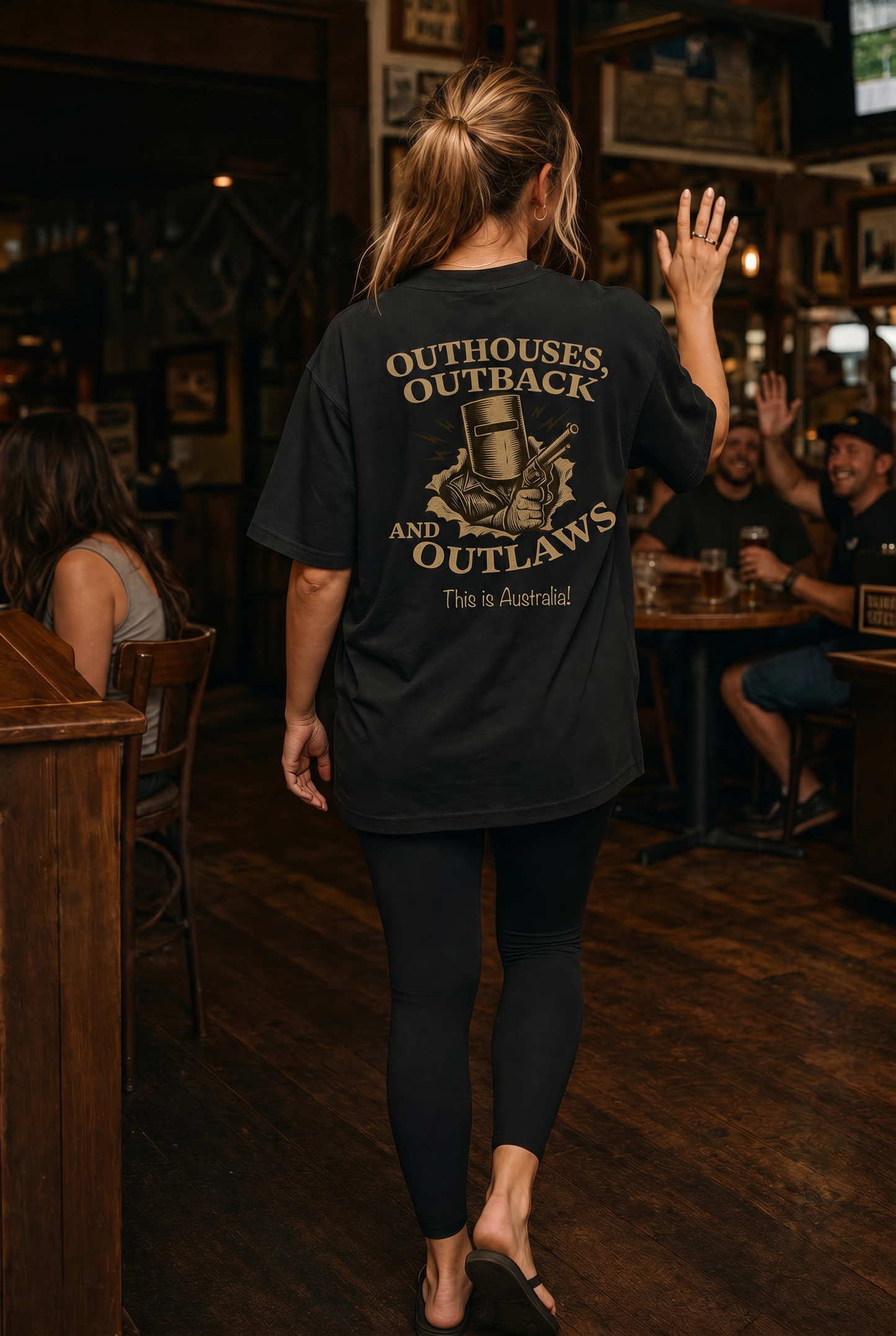 Outhouses, Outback & Outlaws - Ladies Signature Tee