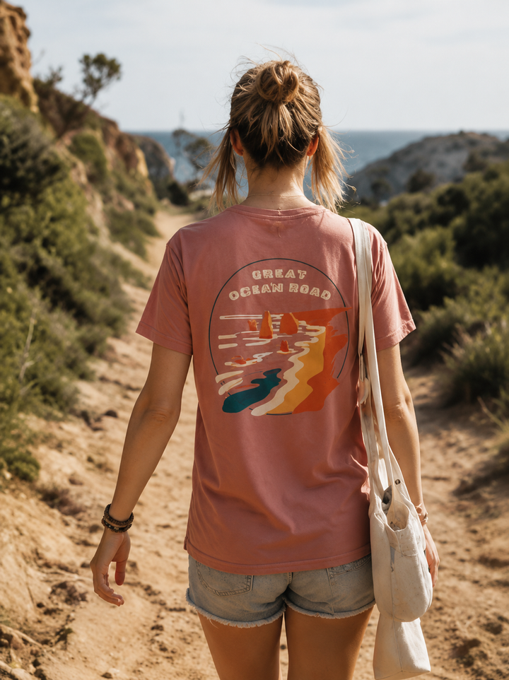Great Ocean Road - Unisex Premium Faded Tee
