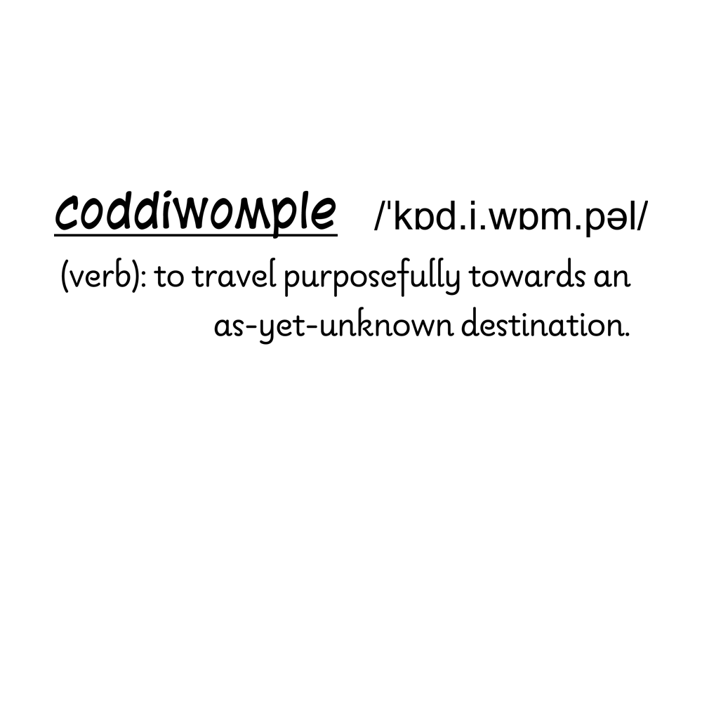 Coddiwomple - Unisex Long Sleeved Tee