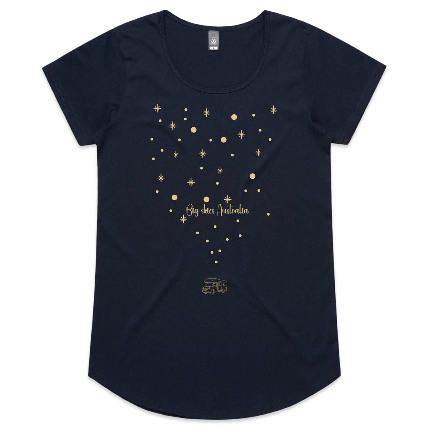 Big Skies (RV) - Ladies Scoop Neck Tee