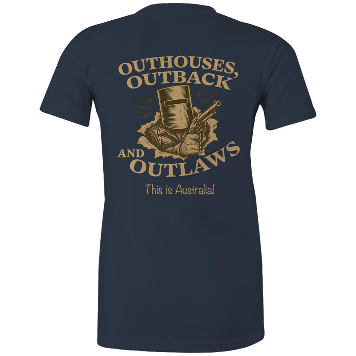 Outhouses, Outback & Outlaws - Ladies Signature Tee