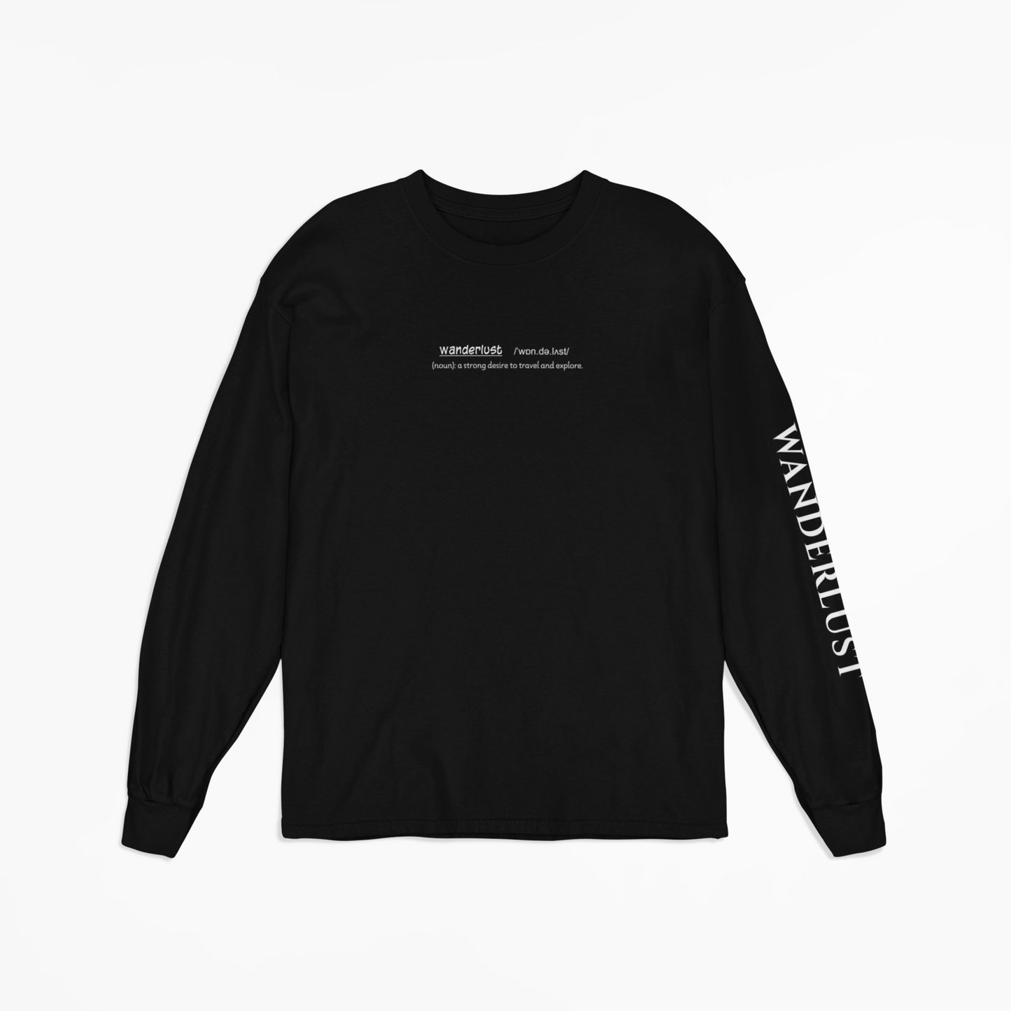 Wanderlust - Unisex Long Sleeved Tee