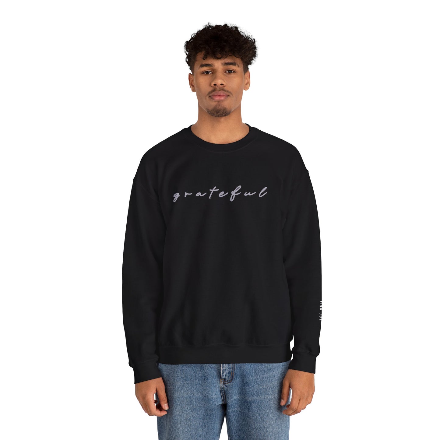 Grateful Sweatshirt – Supporting Mental Health Awareness.