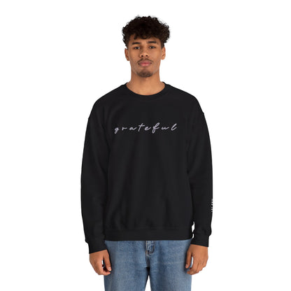 Grateful Sweatshirt – Supporting Mental Health Awareness.