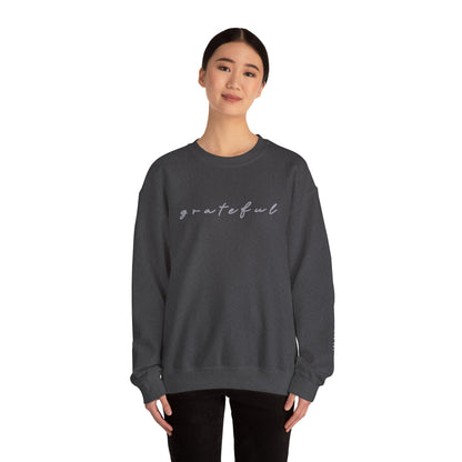 Grateful Sweatshirt – Supporting Mental Health Awareness.