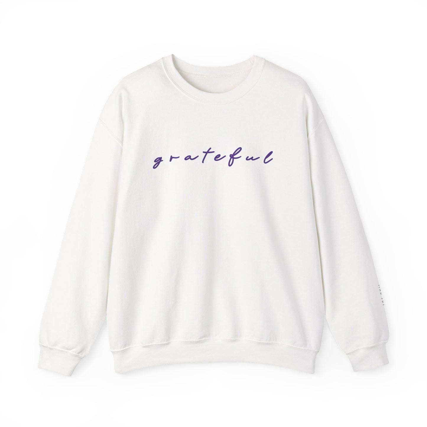 Grateful Sweatshirt – Supporting Mental Health Awareness.