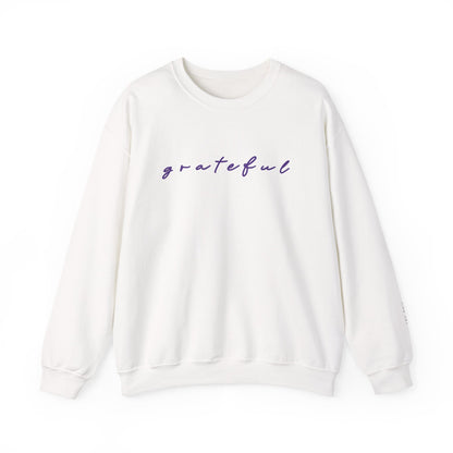 Grateful Sweatshirt – Supporting Mental Health Awareness.