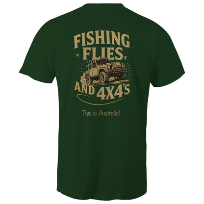Flies, Fishing and 4x4s - Unisex Signature Tee