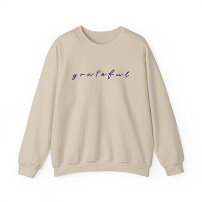 Grateful Sweatshirt – Supporting Mental Health Awareness.