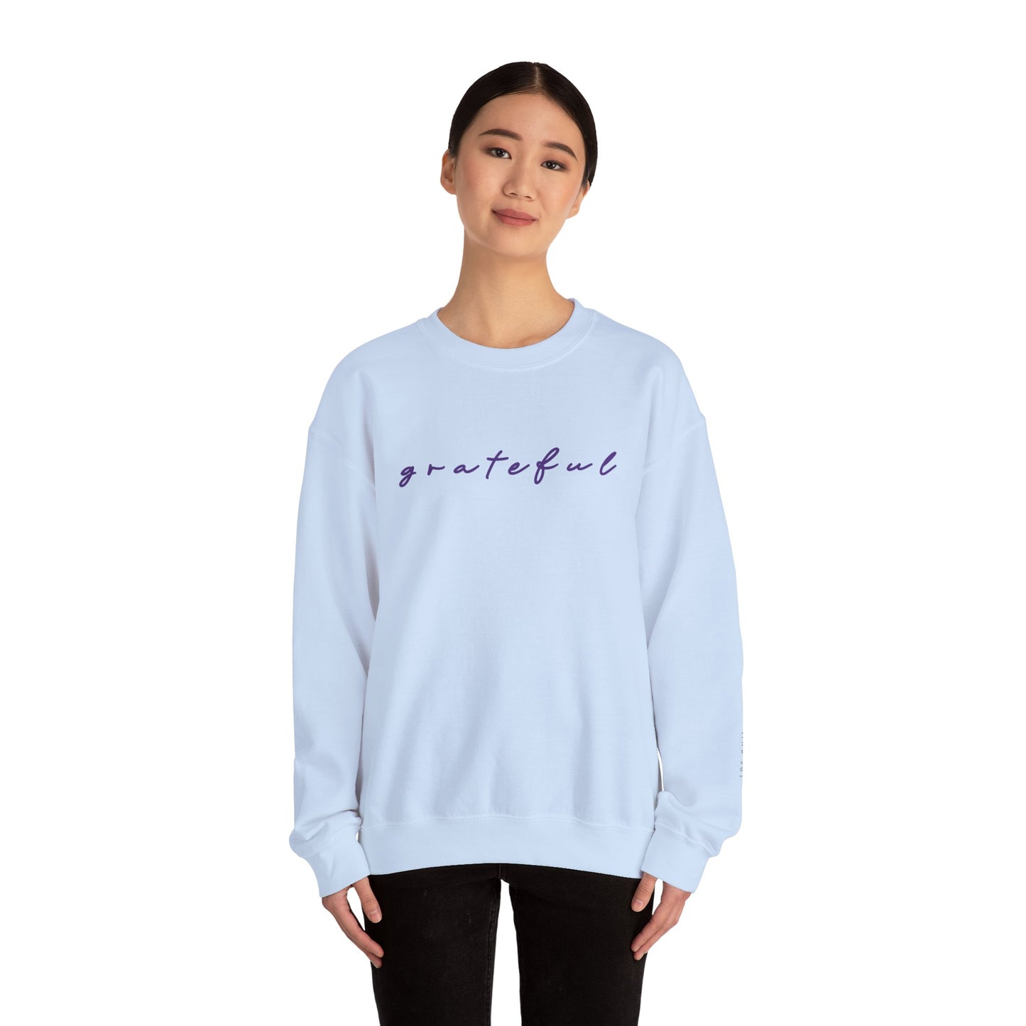 Grateful Sweatshirt – Supporting Mental Health Awareness.
