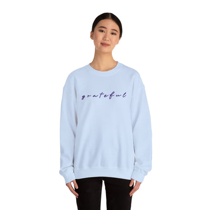 Grateful Sweatshirt – Supporting Mental Health Awareness.
