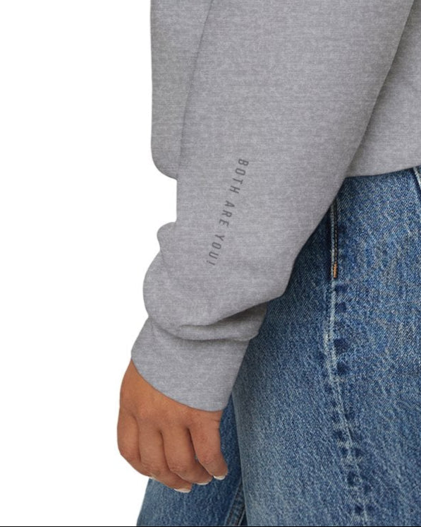 Two Sides Sweatshirt - Mental Health Sweatshirt.