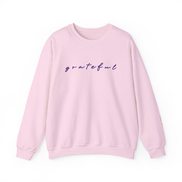Grateful Sweatshirt – Supporting Mental Health Awareness.