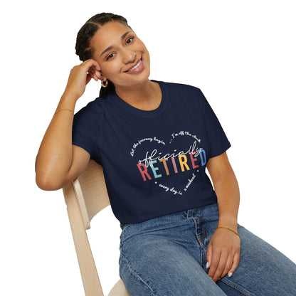 Officially Retired - Ladies Soft Tee