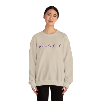 Grateful Sweatshirt – Supporting Mental Health Awareness.