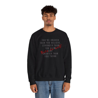Note to Self Sweatshirt - Mental Health Awareness