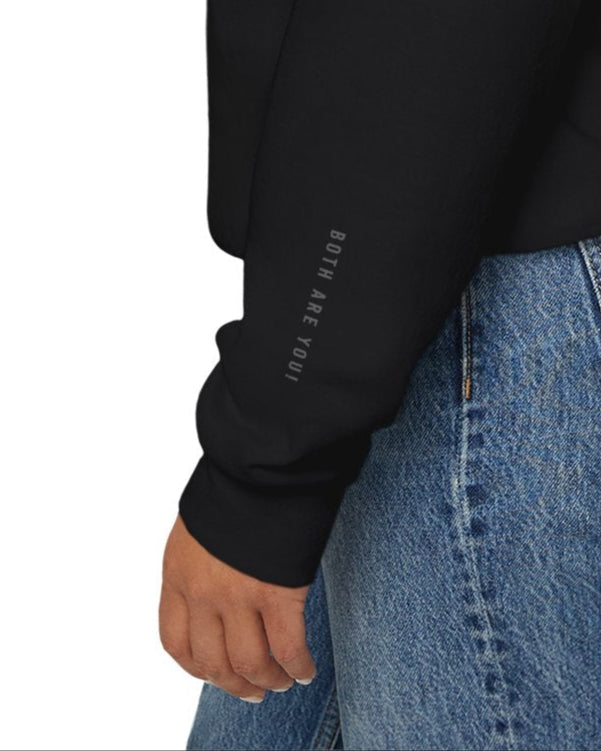 Two Sides Sweatshirt - Mental Health Sweatshirt.