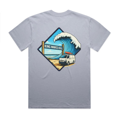 King Waves Kill - Unisex Premium Faded Tee