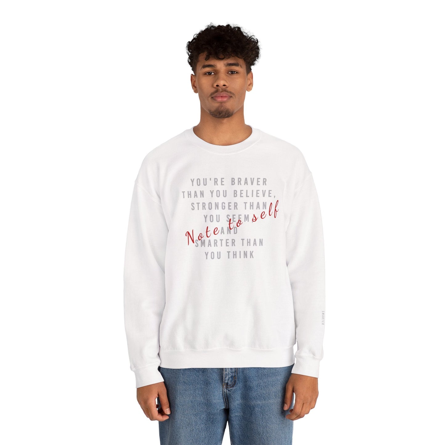 Note to Self Sweatshirt - Mental Health Awareness