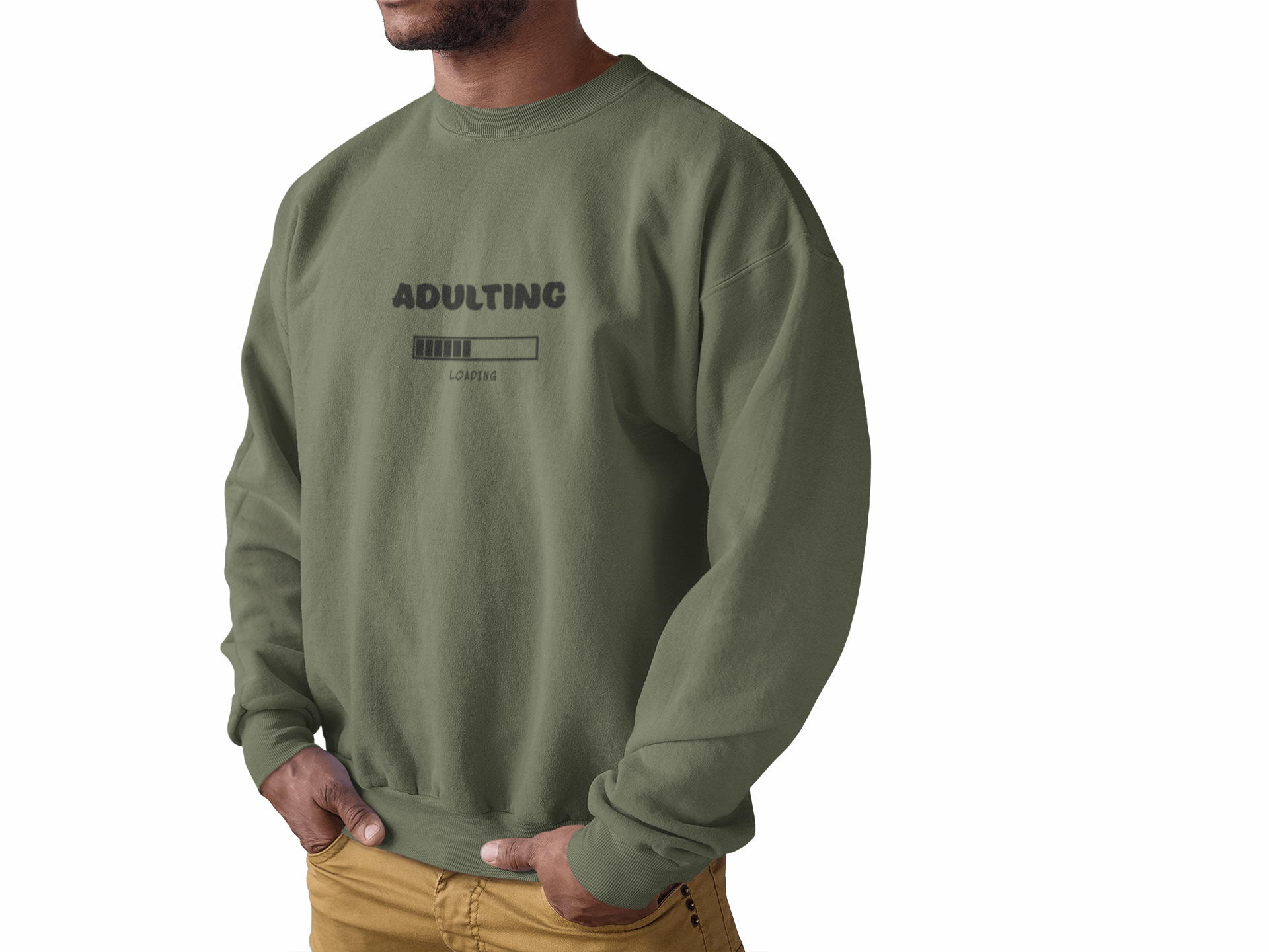 Adulting Sweatshirt - Mental Health Awareness