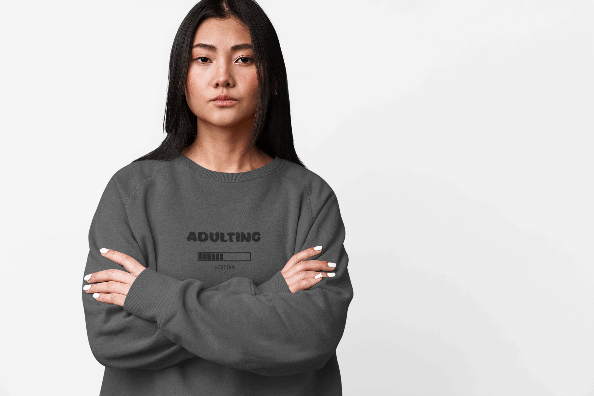 Adulting Sweatshirt - Mental Health Awareness