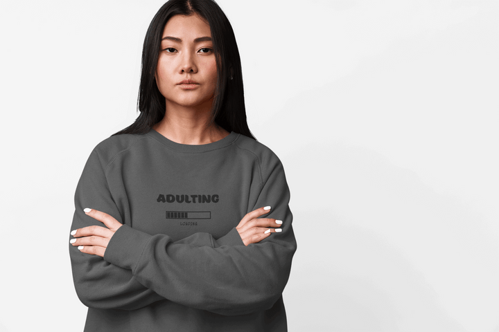 Adulting Sweatshirt - Mental Health Awareness