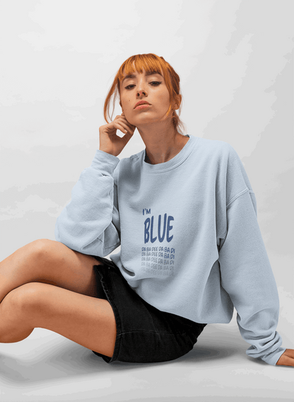 Blue Sweatshirt - Mental Health Awareness.
