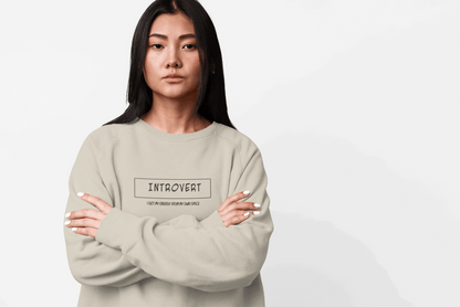 Introvert Sweatshirt - Mental Health Awareness