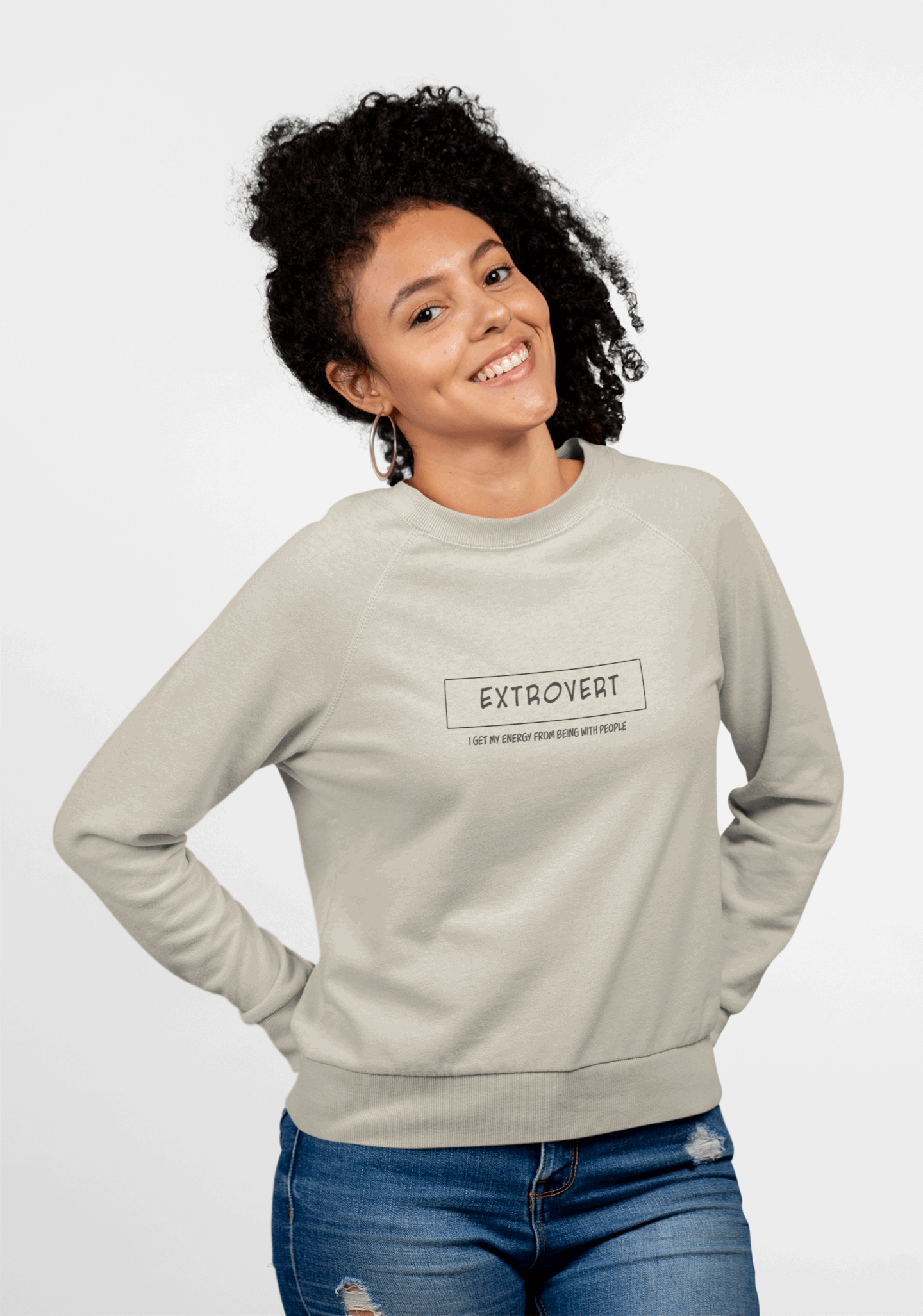 Extrovert Sweatshirt - Mental Health Awareness