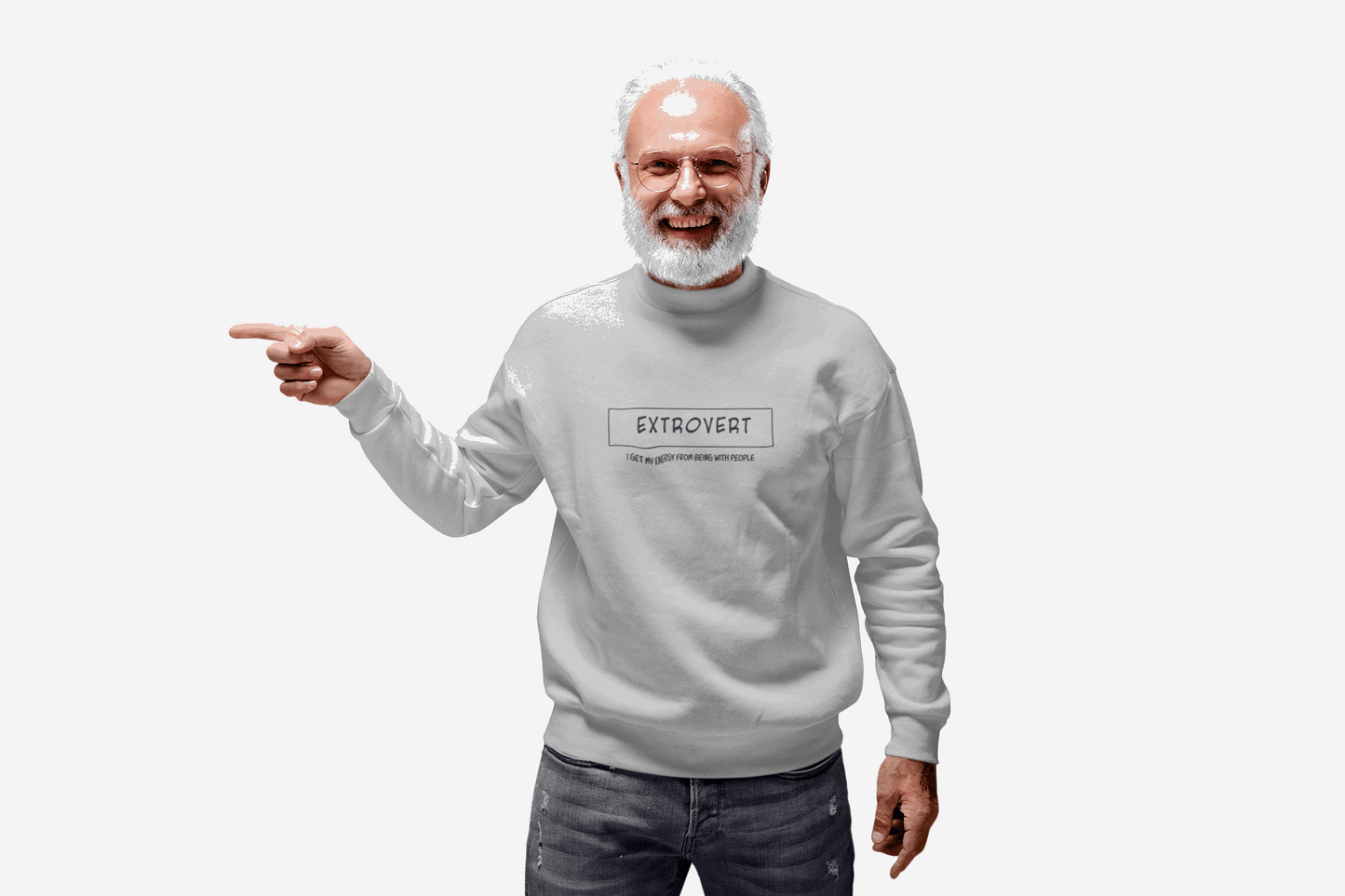 Extrovert Sweatshirt - Mental Health Awareness
