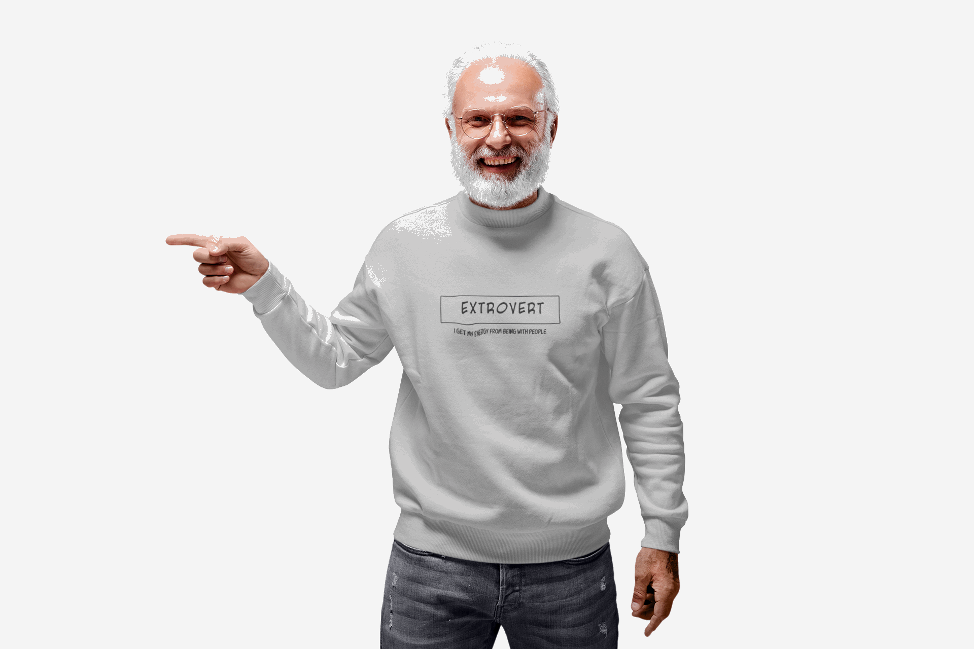Extrovert Sweatshirt - Mental Health Awareness