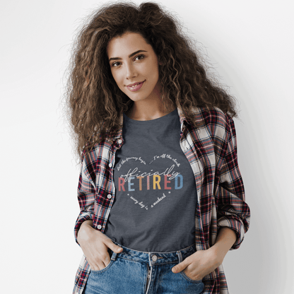 Officially Retired - Ladies Soft Tee