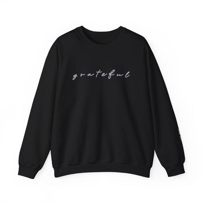 Grateful Sweatshirt – Supporting Mental Health Awareness.