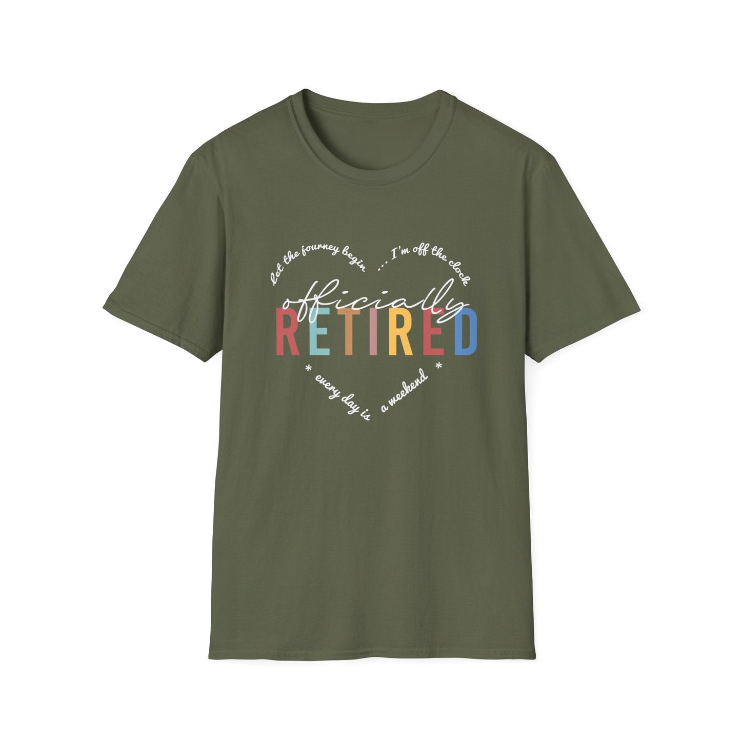 Officially Retired - Ladies Soft Tee
