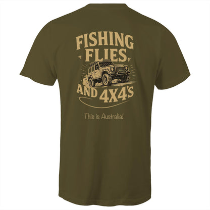 Flies, Fishing and 4x4s - Unisex Signature Tee