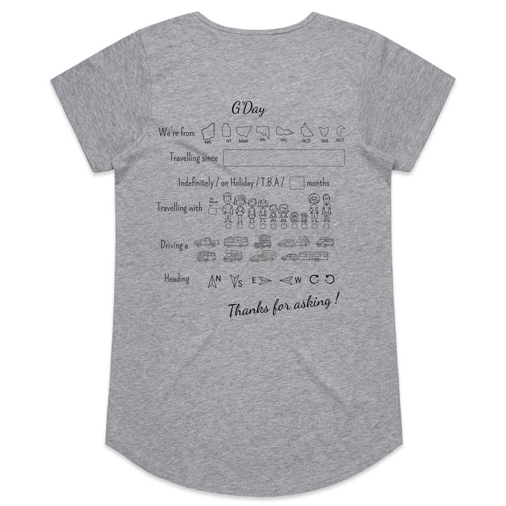 Thanks for Asking! - Ladies Signature Scoop Neck Tee