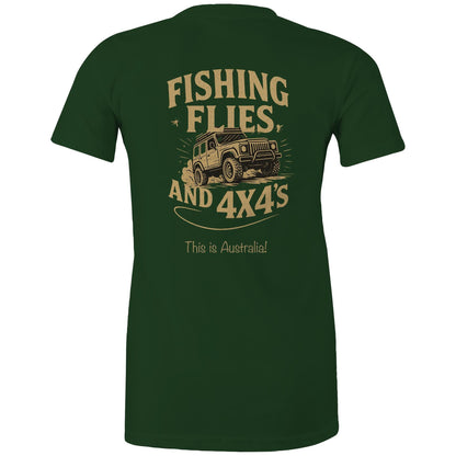 Flies, Fishing and 4x4's - Ladies Signature Tee