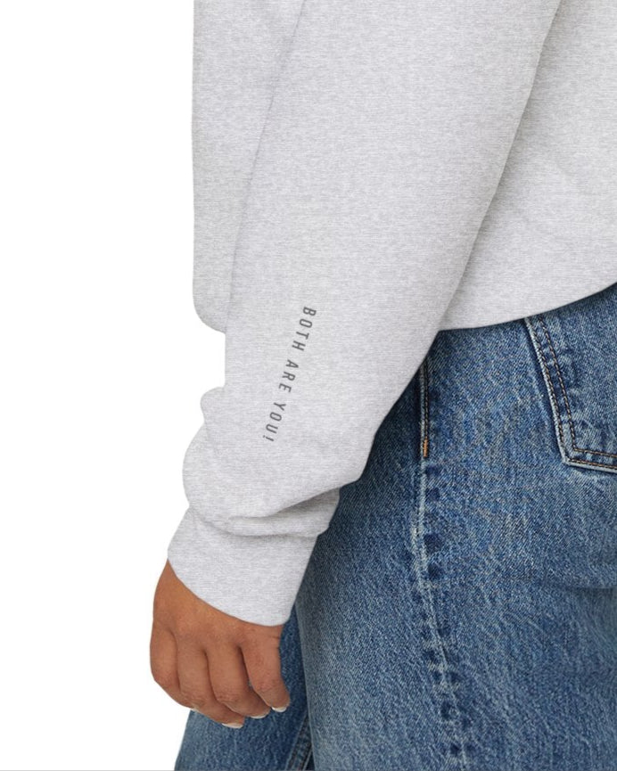 Two Sides Sweatshirt - Mental Health Sweatshirt.