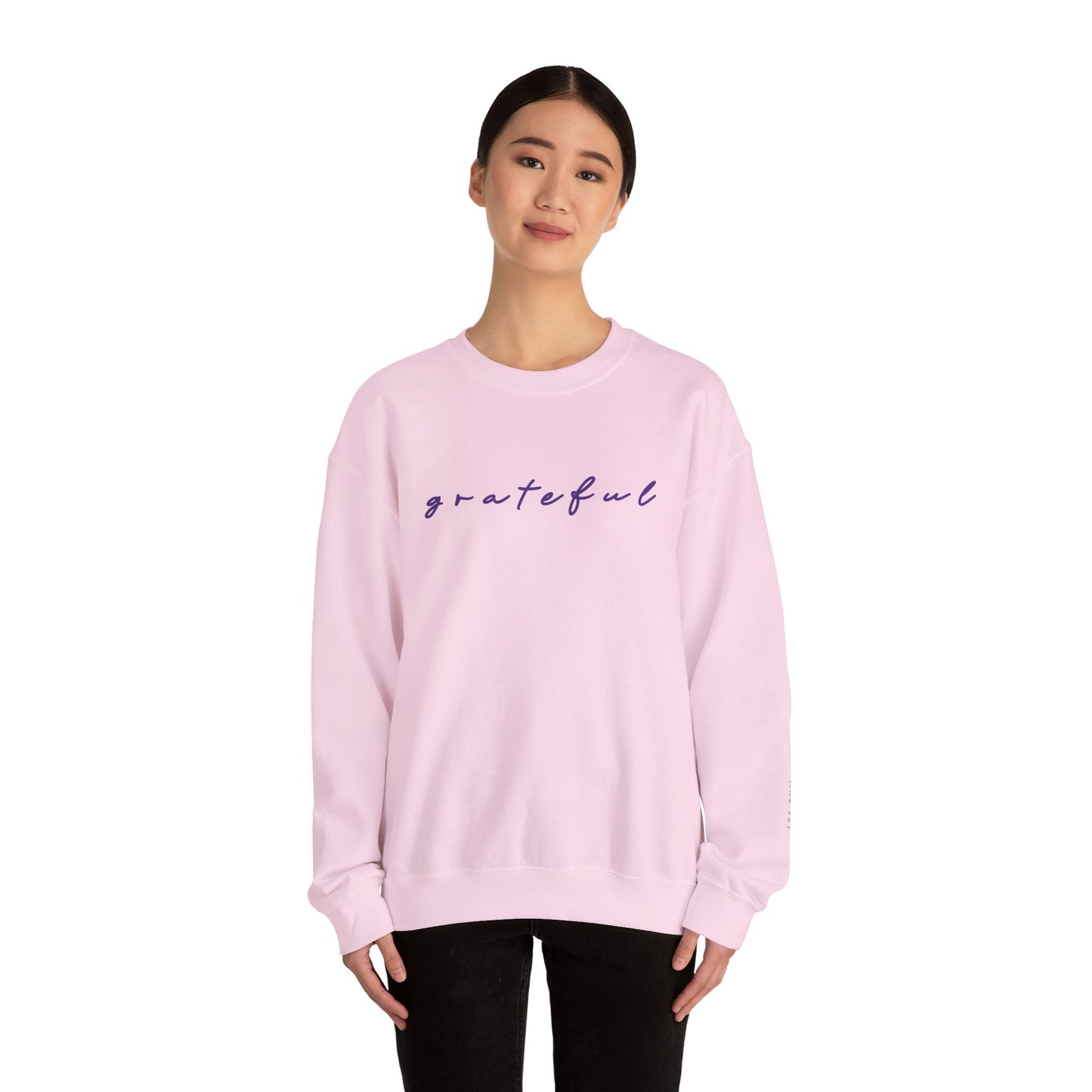 Grateful Sweatshirt – Supporting Mental Health Awareness.