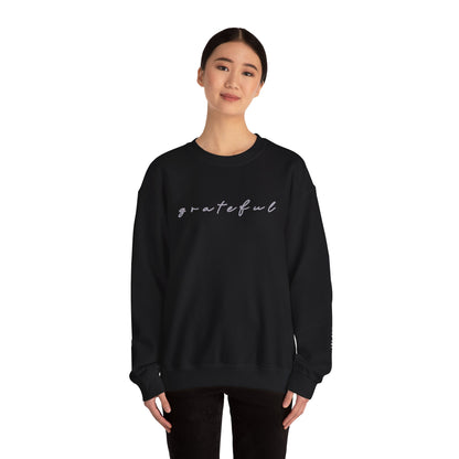 Grateful Sweatshirt – Supporting Mental Health Awareness.