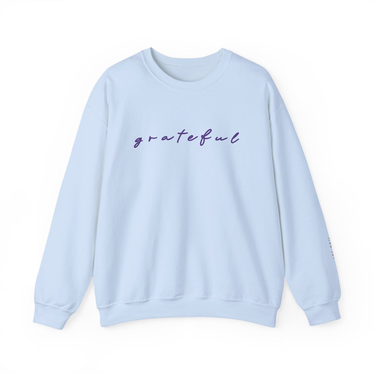 Grateful Sweatshirt – Supporting Mental Health Awareness.