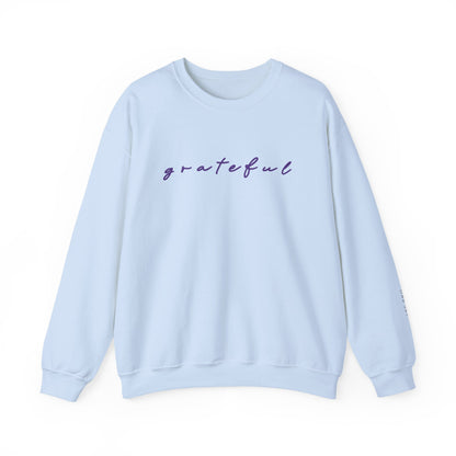 Grateful Sweatshirt – Supporting Mental Health Awareness.