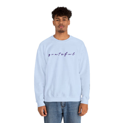 Grateful Sweatshirt – Supporting Mental Health Awareness.