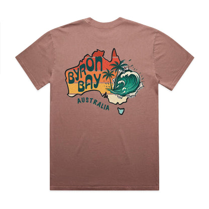 Byron Bay - Unisex Premium Faded Tee
