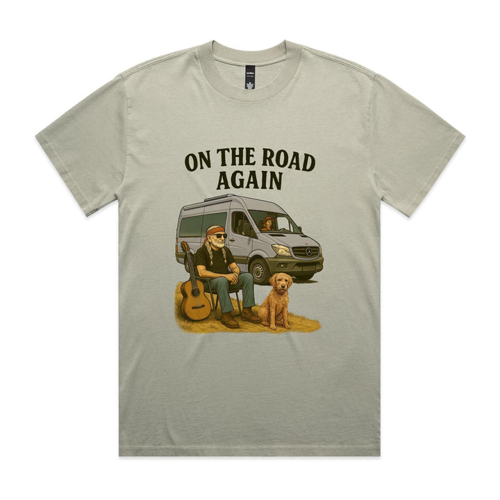 On the Road Again - Unisex Premium Faded Tee