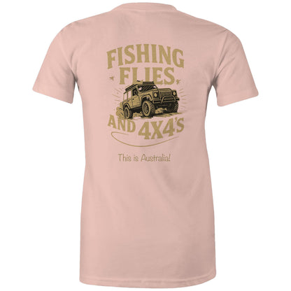 Flies, Fishing and 4x4's - Ladies Signature Tee