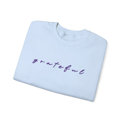 Grateful Sweatshirt – Supporting Mental Health Awareness.