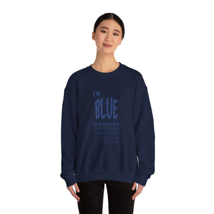 Blue Sweatshirt - Mental Health Awareness.